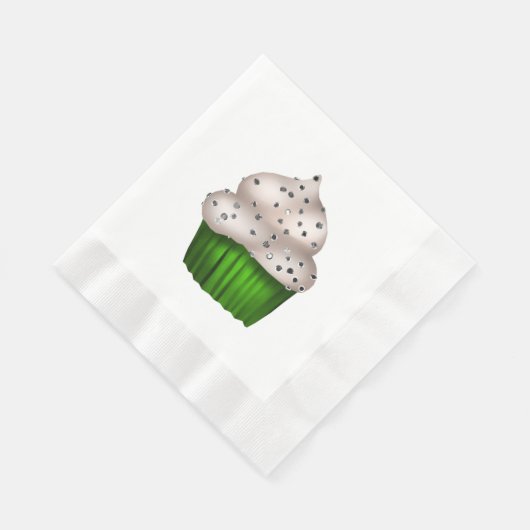 Serviette En Papier Papier Cupcake d'automne Napkin. (Coin)