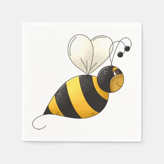 Serviette En Papier Papier d'abeille (Devant)
