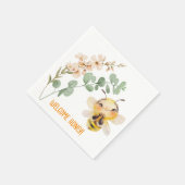 Serviette En Papier Papier d'abeille au miel Napkin (Coin)