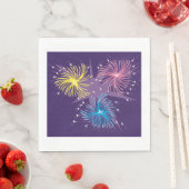 Serviette En Papier Papier d'affichage Fireworks (En situation)