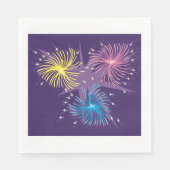 Serviette En Papier Papier d'affichage Fireworks (Devant)