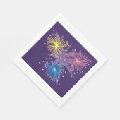 Serviette En Papier Papier d'affichage Fireworks (Coin)