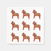 Serviette En Papier Papier Dala Horse Napkin (Devant)