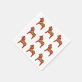 Serviette En Papier Papier Dala Horse Napkin (Coin)