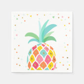 Serviette En Papier Papier d'ananas serviettes Anniversaire Tropical A (Devant)