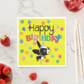 Serviette En Papier Papier d'anniversaire Boston Terrier Mirabelle (En situation)