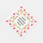 Serviette En Papier Papier d'anniversaire de fraise Napkin (Coin)
