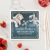 Serviette En Papier Papier d'anniversaire de l'espace extra-atmosphéri (En situation)