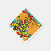 Serviette En Papier Papier d'anniversaire Fiesta customisé serviettes (Coin)