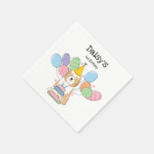 Serviette En Papier Papier d'anniversaire Golden Tibetan Terrier (Coin)