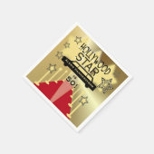 Serviette En Papier Papier d'anniversaire Hollywood Star personnalisé (Coin)