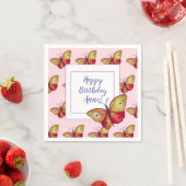 Serviette En Papier Papier d'anniversaire personnalisé serviettes Papi (En situation)