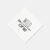 Serviette En Papier Papier d'Anniversaire Wild One Arrow (Coin)