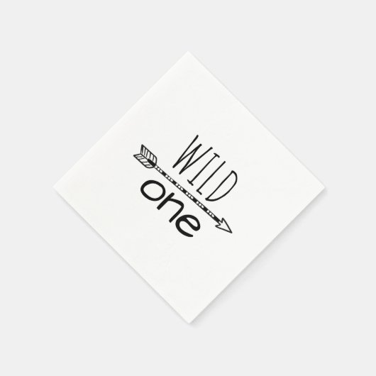 Serviette En Papier Papier d'Anniversaire Wild One Arrow (Coin)