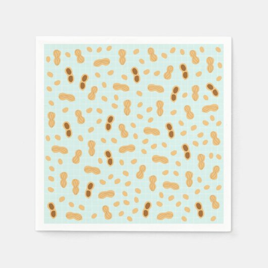 Serviette En Papier Papier d'arachide mignonne (Devant)