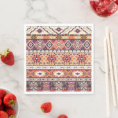 Serviette En Papier Papier d'art tribal (En situation)