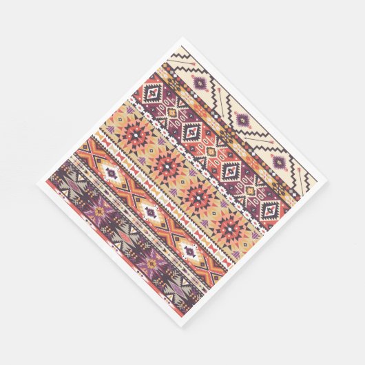 Serviette En Papier Papier d'art tribal (Coin)