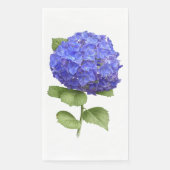 Serviette En Papier Papier d'art végétal bleu Hydrangea Floral (Devant)