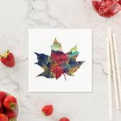 Serviette En Papier Papier d'automne (En situation)