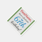 Serviette En Papier Papier de 67e anniversaire minimum (Coin)