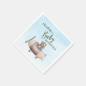 Serviette En Papier Papier de Baby shower de pilote d'avion Napkin (Coin)