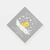 Serviette En Papier Papier de Baby shower en caoutchouc (Coin)