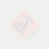 Serviette En Papier Papier de Bachelorette moderne côtier serviettes (Coin)