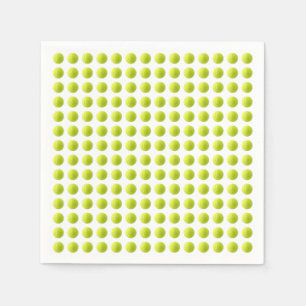 Serviette En Papier Papier de balle de tennis Napkin