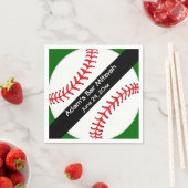 Serviette En Papier Papier de base-ball (En situation)