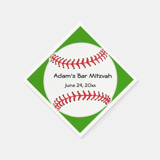 Serviette En Papier Papier de base-ball (Coin)