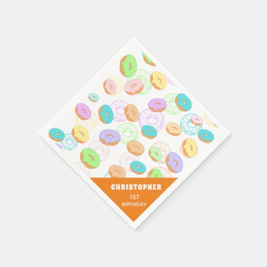 Serviette En Papier Papier de beignets glacés Napkin (Coin)