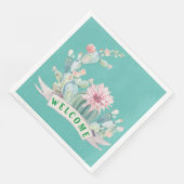 Serviette En Papier Papier de bienvenue du sud-ouest Napkin (Coin)