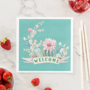 Serviette En Papier Papier de bienvenue du sud-ouest Napkin