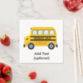 Serviette En Papier Papier de bus scolaire (En situation)