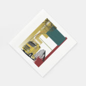 Serviette En Papier Papier de camion urbain (Coin)