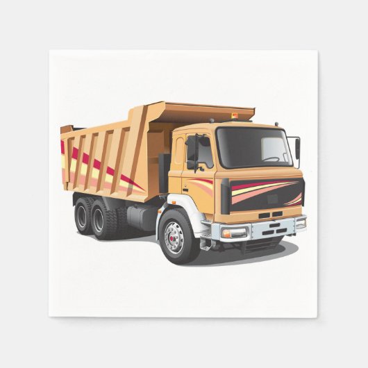 Serviette En Papier Papier de camion vidange (Devant)