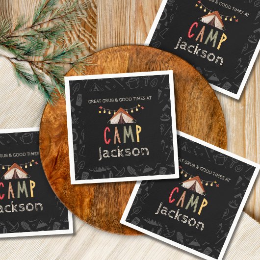 Serviette En Papier Papier de camp de camping