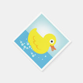 Serviette En Papier Papier de canard en caoutchouc jaune (Coin)