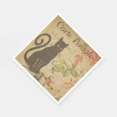Serviette En Papier Papier de carte postale français Napkin (Coin)