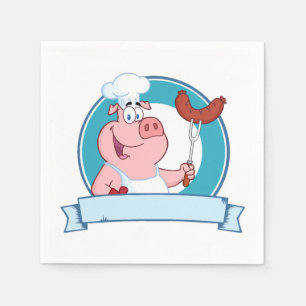 Serviette En Papier Papier de chef de porc