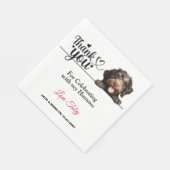 Serviette En Papier Papier de chien Barbet (Coin)