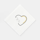 Serviette En Papier Papier de chien et de chat (Coin)