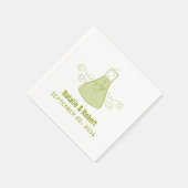 Serviette En Papier Papier de chimie douce verte (Coin)
