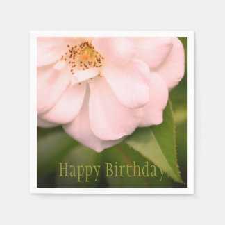 Serviette En Papier Papier de concepteur de Rose rose