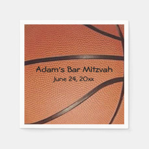 Serviette En Papier Papier de conception de basket-ball