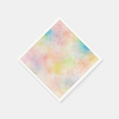 Serviette En Papier Papier de conception Pastel Watercolor (Coin)