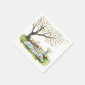 Serviette En Papier Papier de conception pique-nique Napkin (Coin)