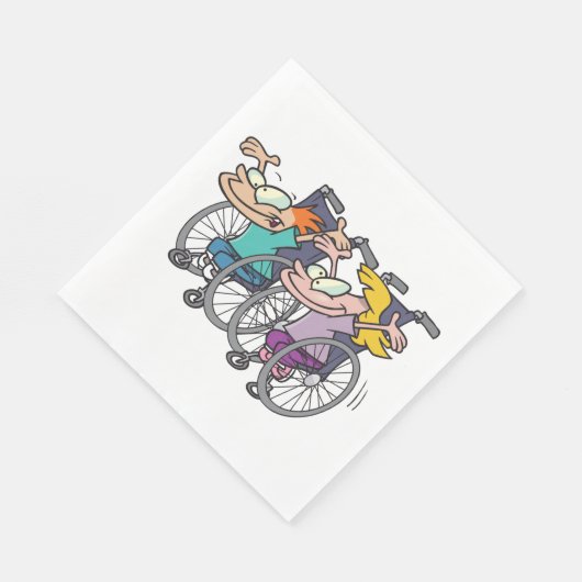 Serviette En Papier Papier de course en fauteuil roulant (Coin)