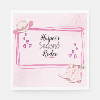 Serviette En Papier Papier de cowgirl Disco Napkin