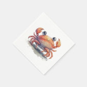 Serviette En Papier Papier de crabe mignon serviettes (Coin)